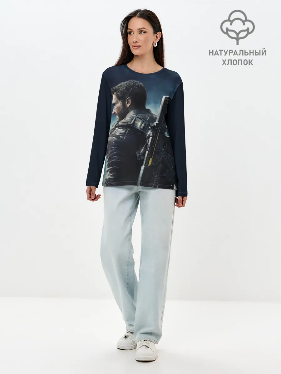 Лонгслив женский. Хлопок / Just Cause 4