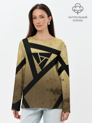 Лонгслив женский. Хлопок / ARTIFACT