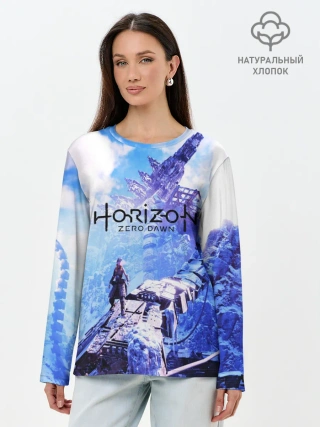 Лонгслив женский. Хлопок / Horizon Zero Dawn