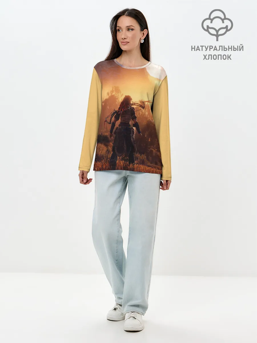 Лонгслив женский. Хлопок / HORIZON ZERO DAWN