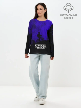 Лонгслив женский. Хлопок / Очень странные дела