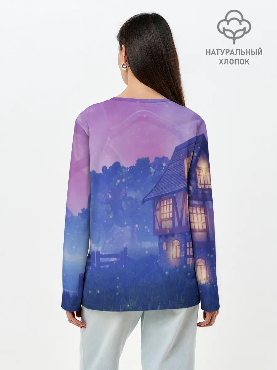 Лонгслив женский. Хлопок / Очень странные дела