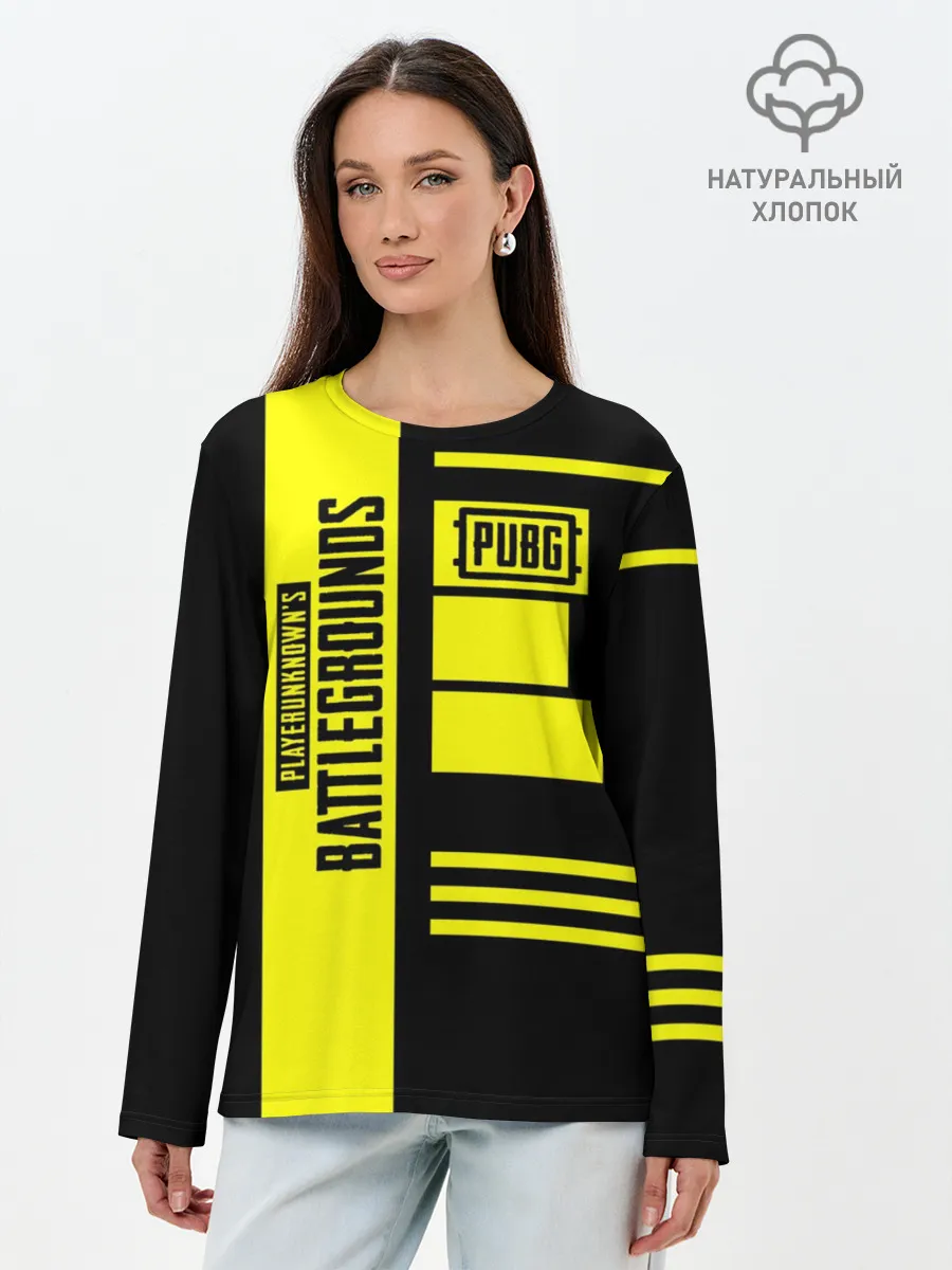 Лонгслив женский. Хлопок / PUBG Lifestyle