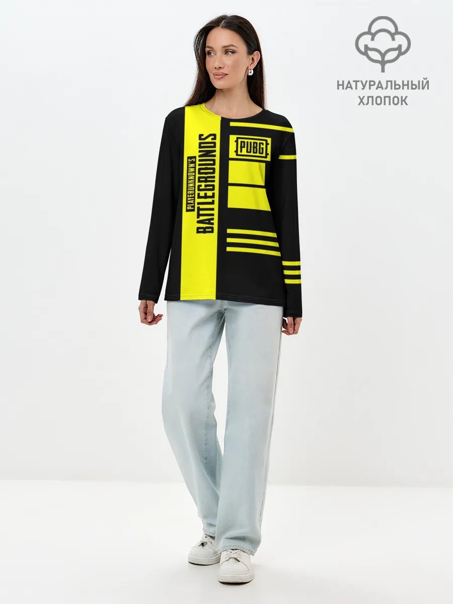 Лонгслив женский. Хлопок / PUBG Lifestyle