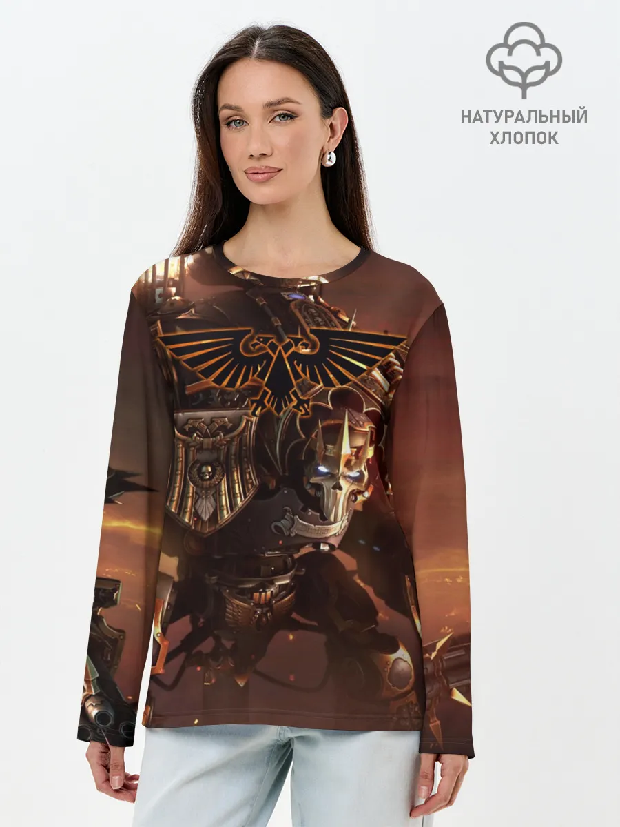 Лонгслив женский. Хлопок / Warhammer