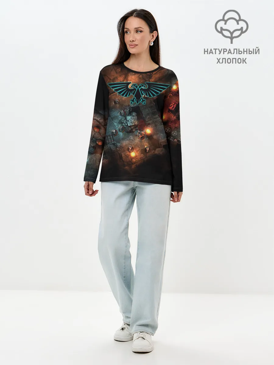 Лонгслив женский. Хлопок / Warhammer