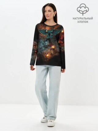 Лонгслив женский. Хлопок / Warhammer