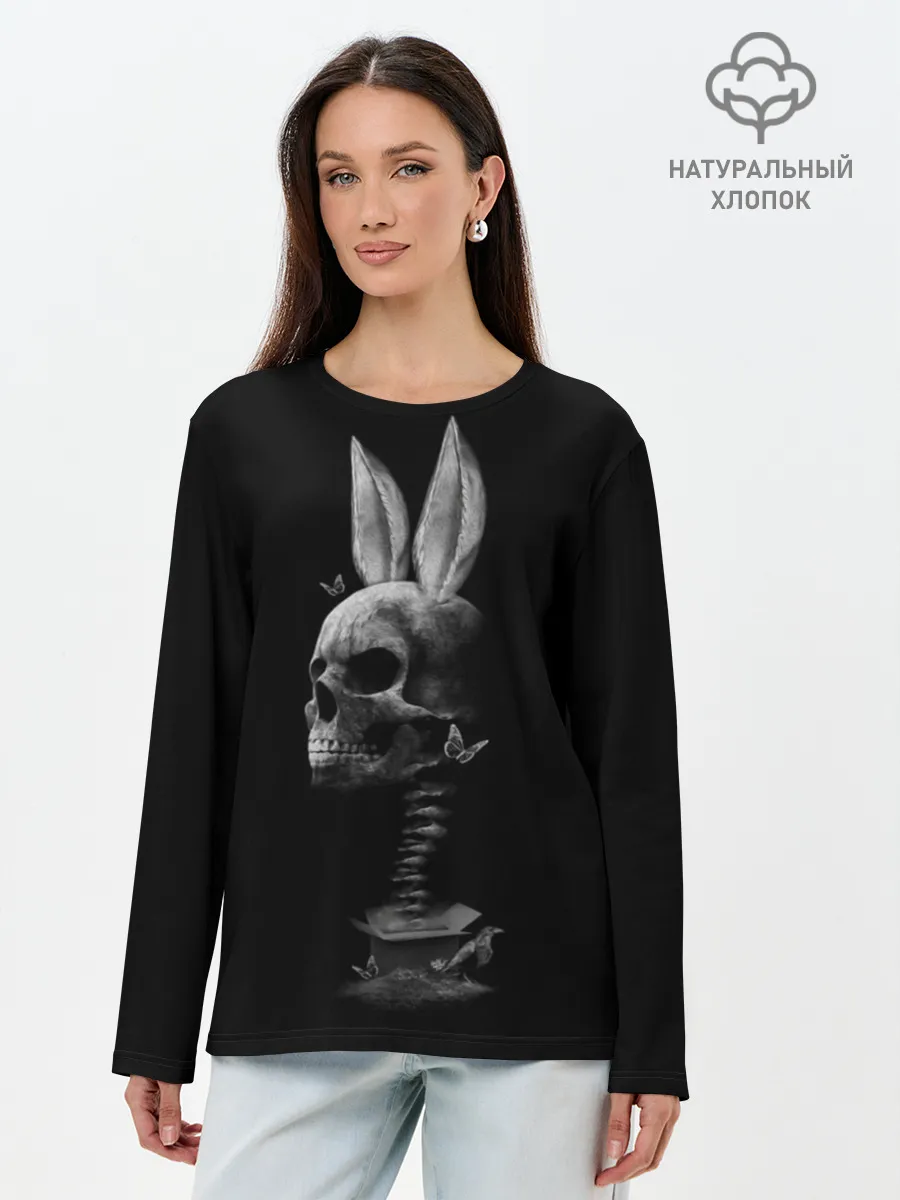 Лонгслив женский. Хлопок / Зая