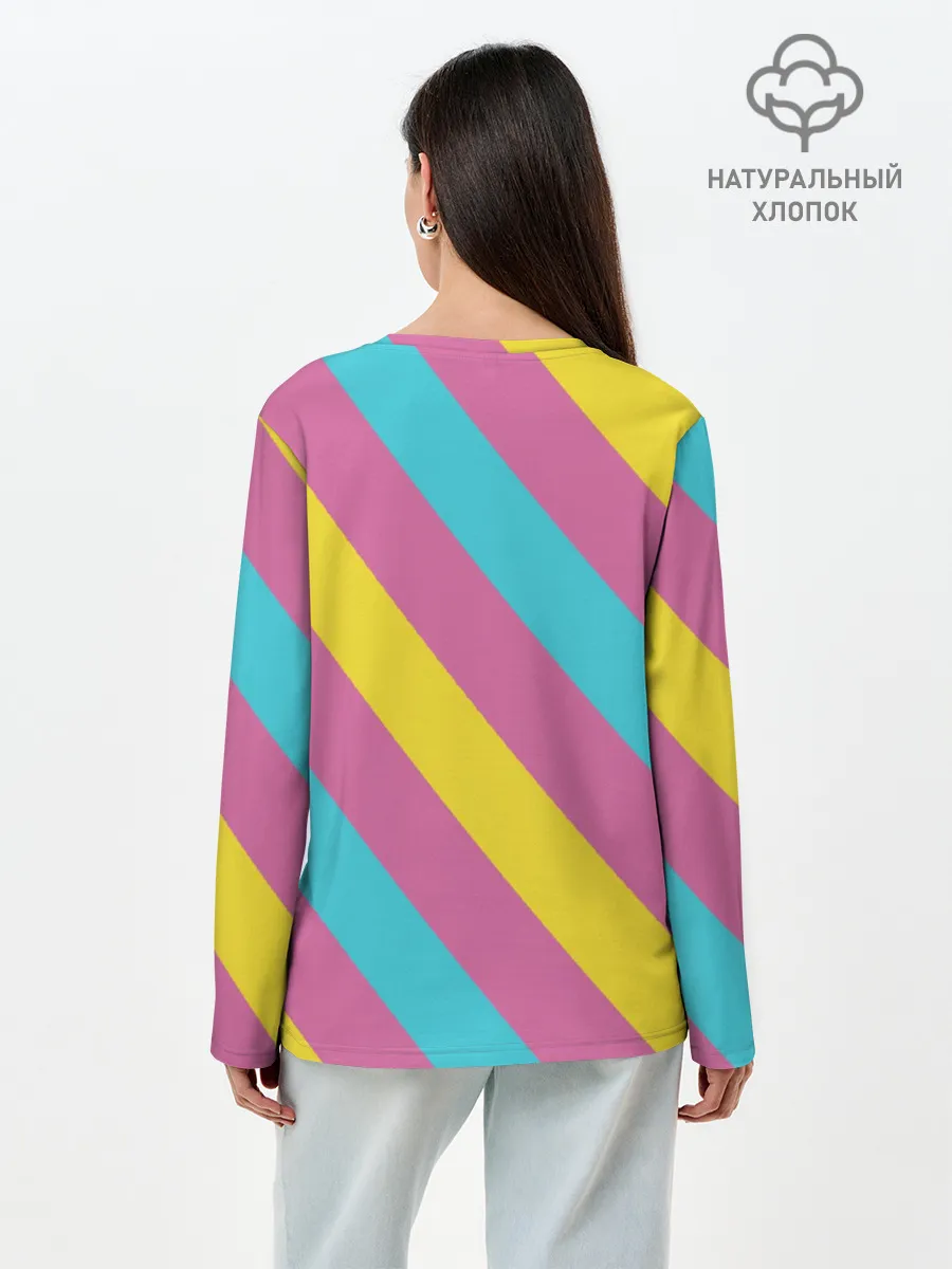 Лонгслив женский. Хлопок / Пошлая Молли