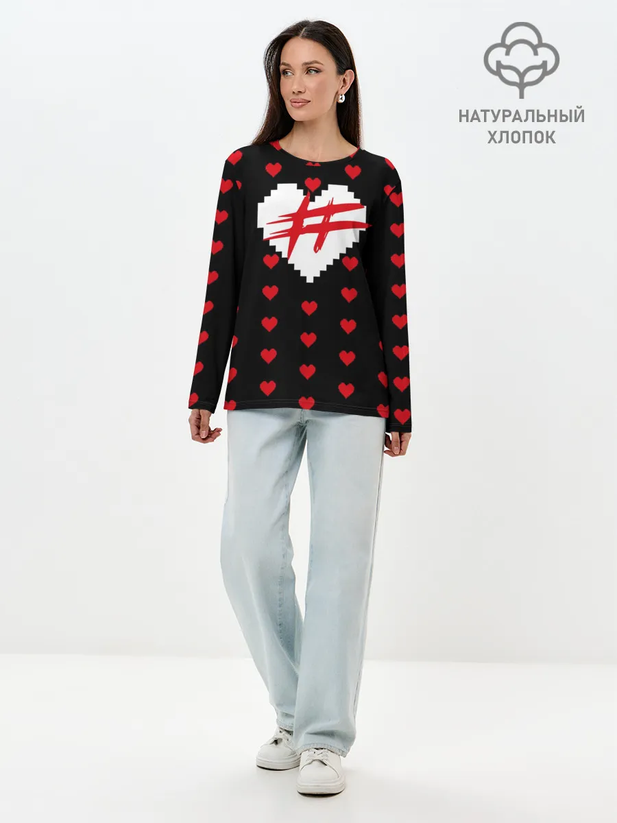 Лонгслив женский. Хлопок / ФРЕНДЗОНА