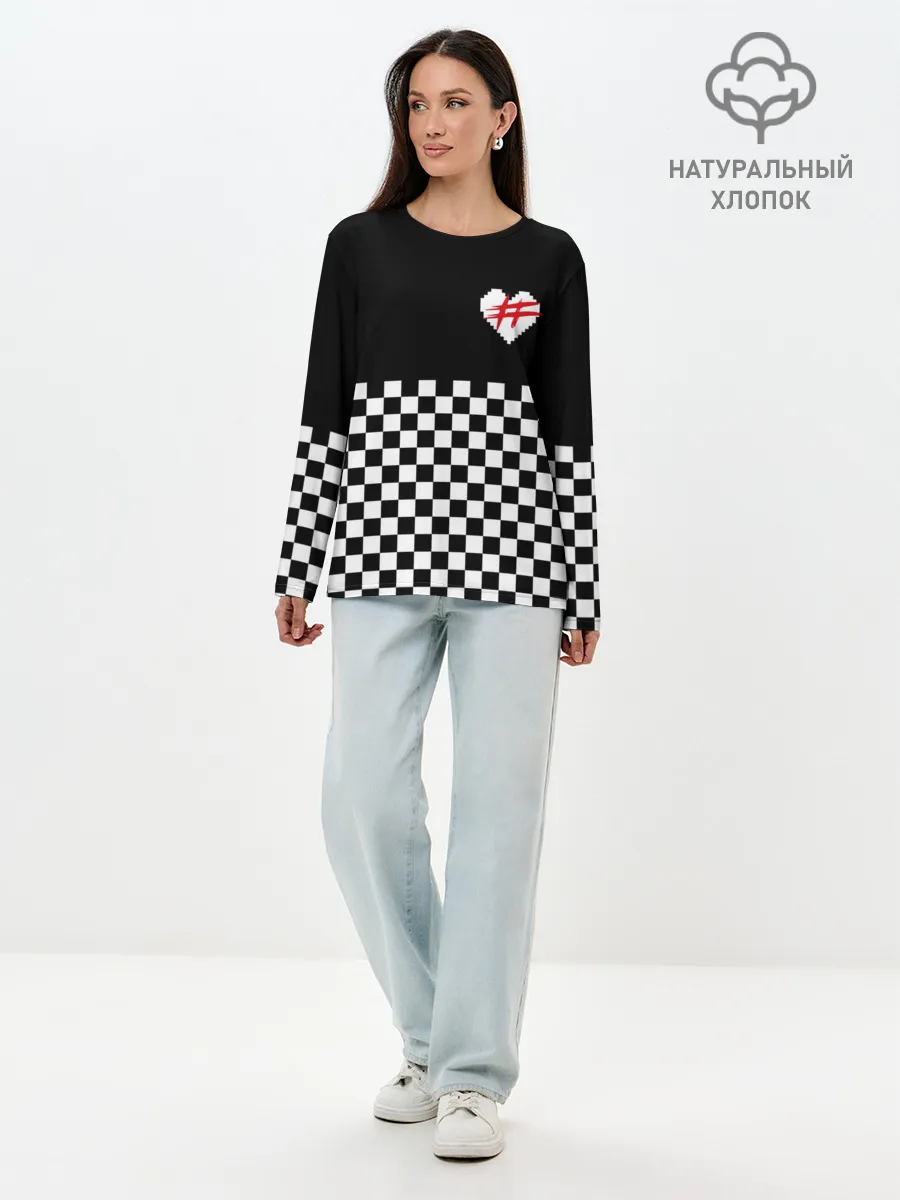 Лонгслив женский. Хлопок / ФРЕНДЗОНА