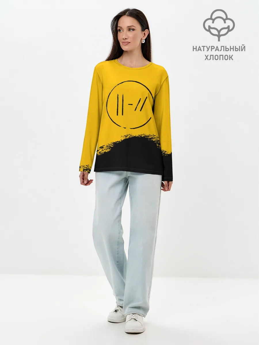 Лонгслив женский. Хлопок / TWENTY ONE PILOTS / TOP