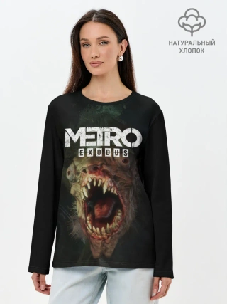 Лонгслив женский. Хлопок / Metro Exodus
