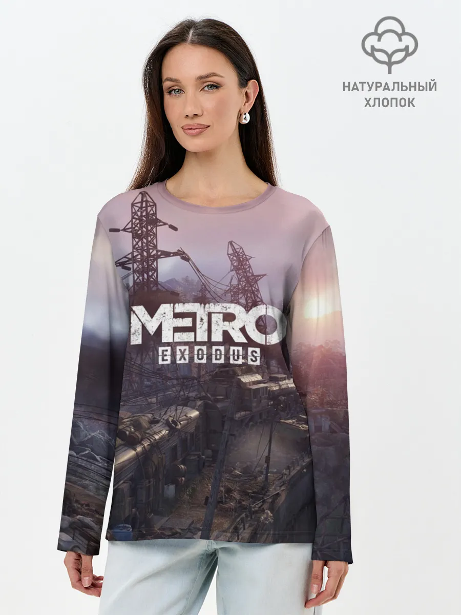 Лонгслив женский. Хлопок / Metro Exodus