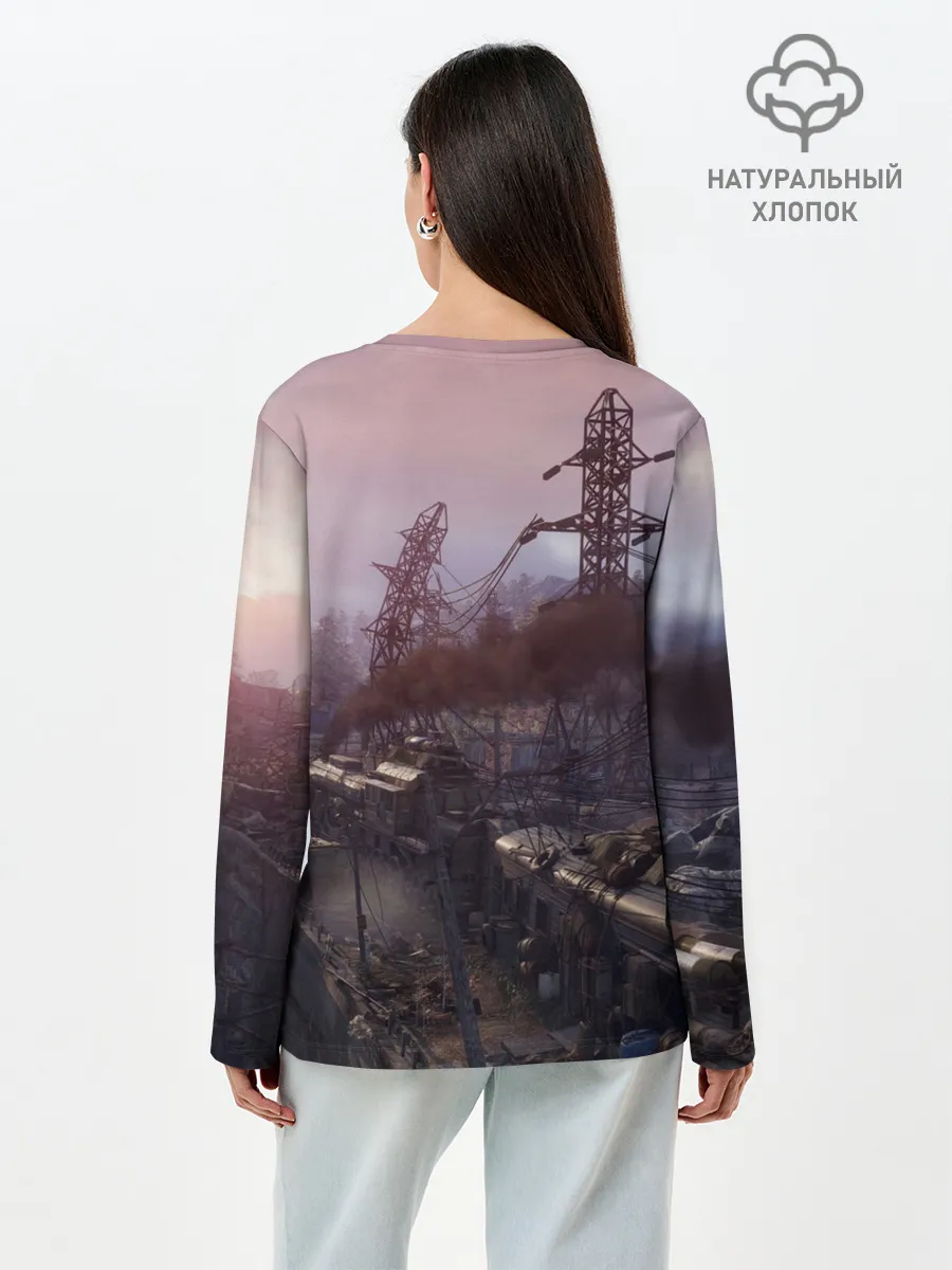 Лонгслив женский. Хлопок / Metro Exodus