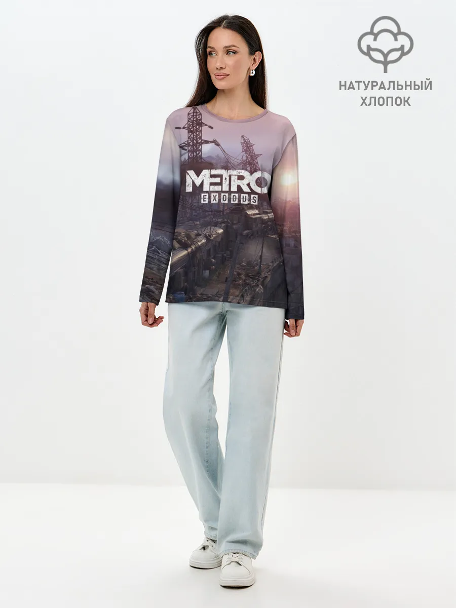 Лонгслив женский. Хлопок / Metro Exodus