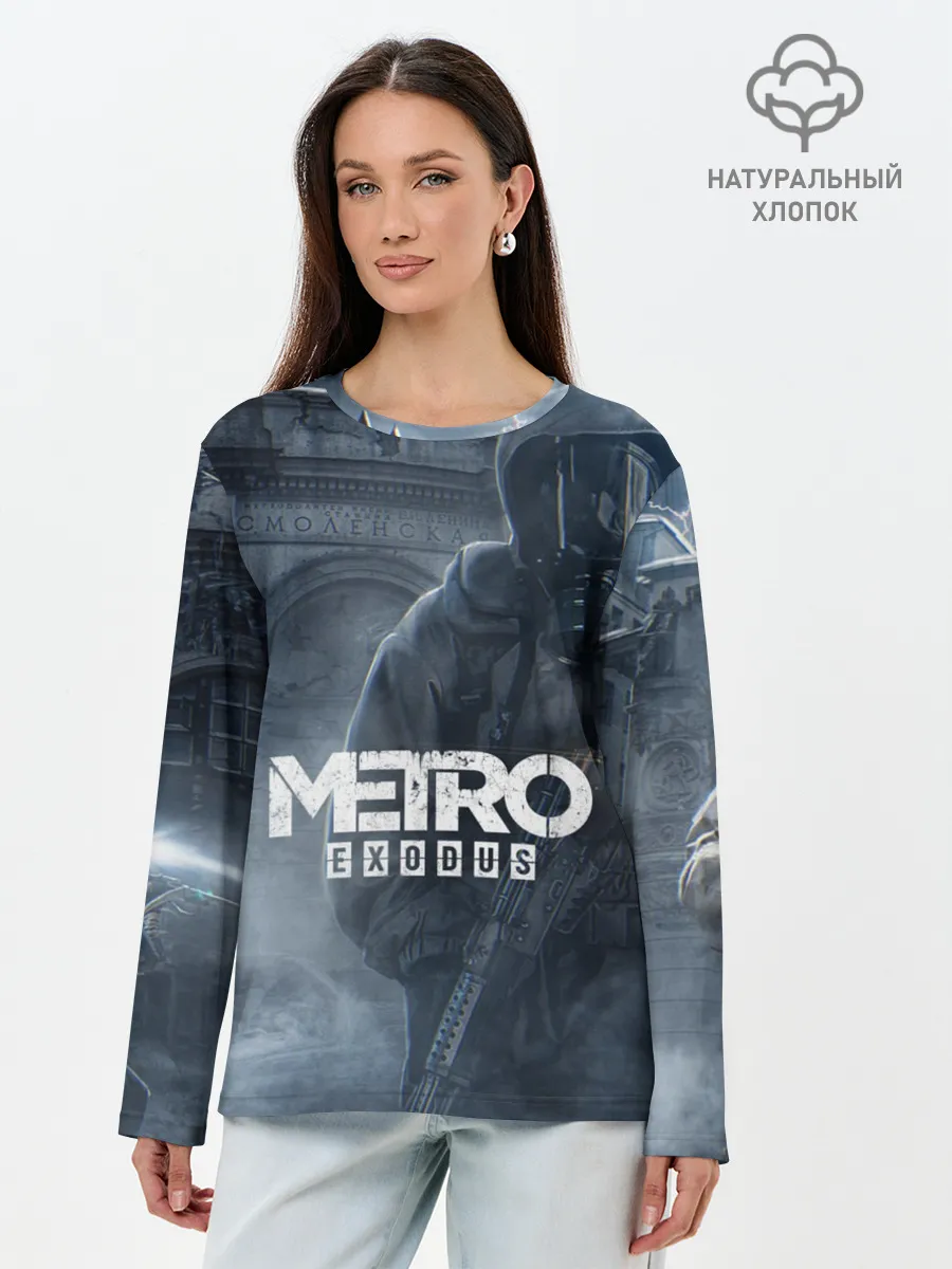 Лонгслив женский. Хлопок / Metro Exodus