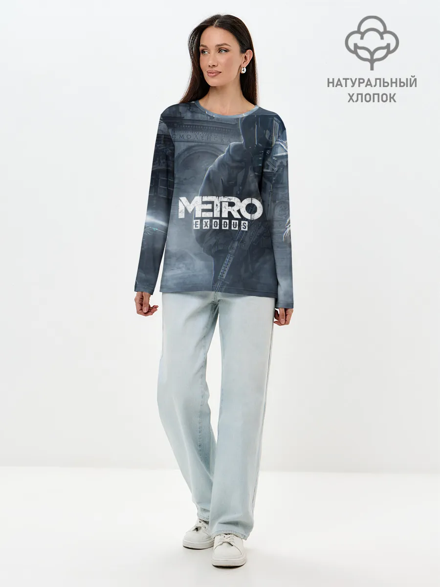 Лонгслив женский. Хлопок / Metro Exodus