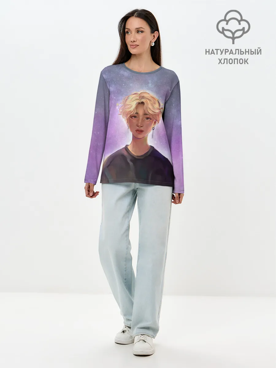 Лонгслив женский. Хлопок / BTS. Jimin