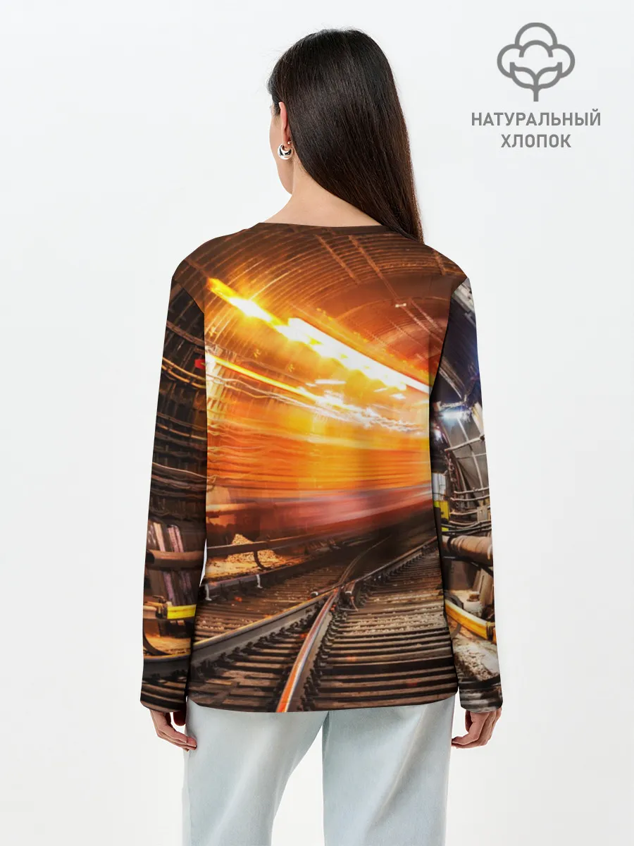 Лонгслив женский. Хлопок / metro exodus