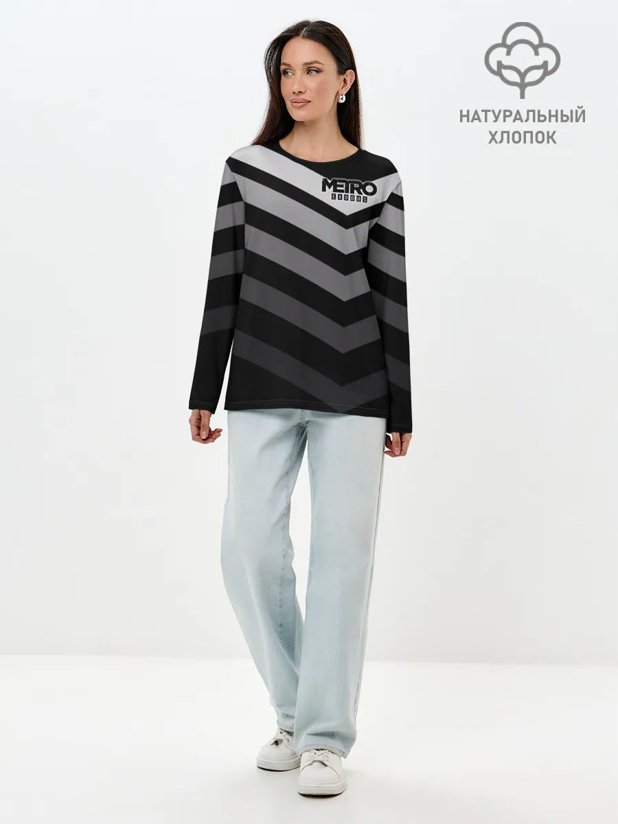 Лонгслив женский. Хлопок / Metro Exodus