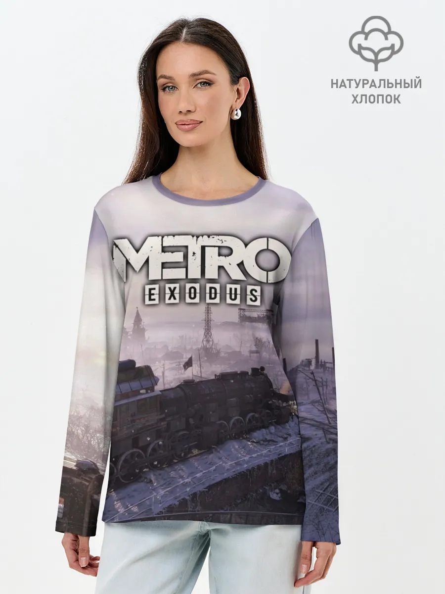 Лонгслив женский. Хлопок / Metro Exodus