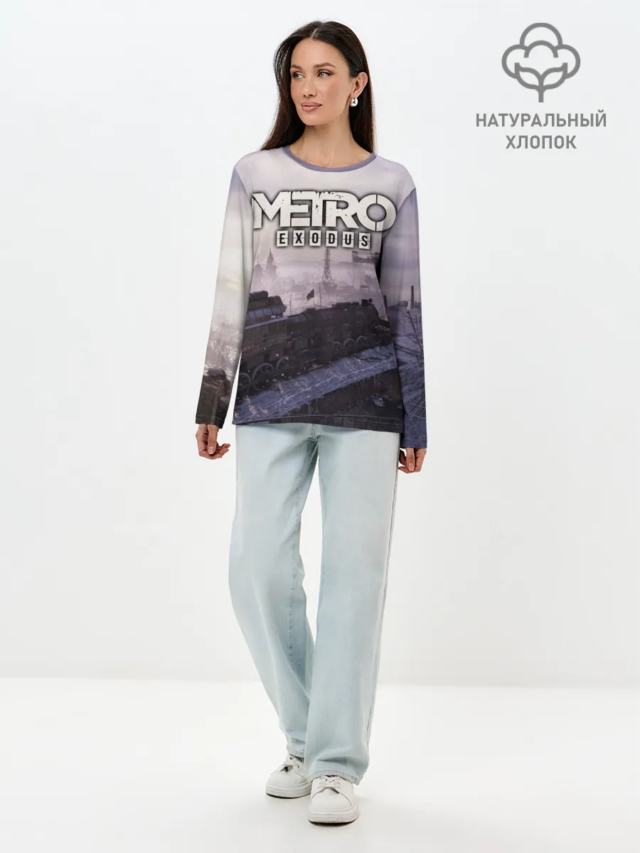 Лонгслив женский. Хлопок / Metro Exodus