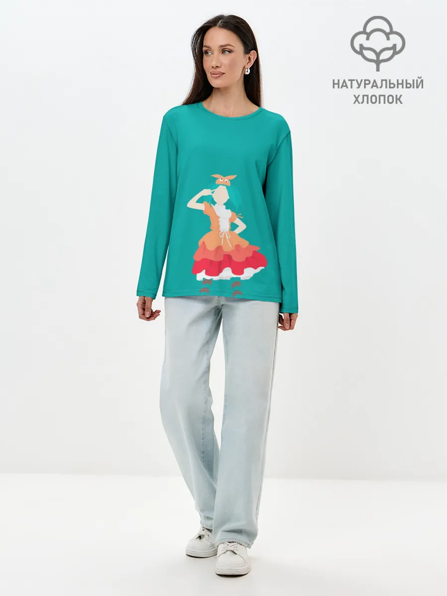 Лонгслив женский. Хлопок / Monogatari Series