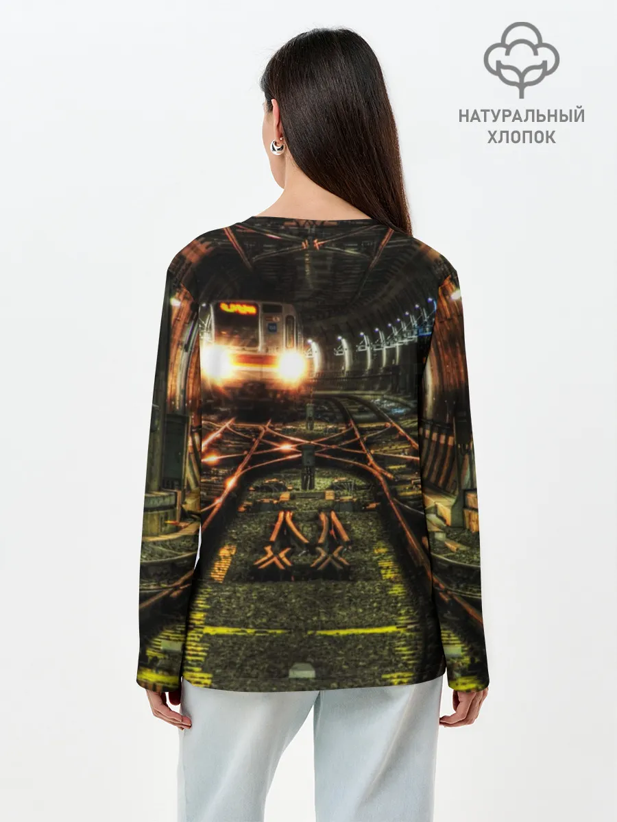 Лонгслив женский. Хлопок / METRO EXODUS