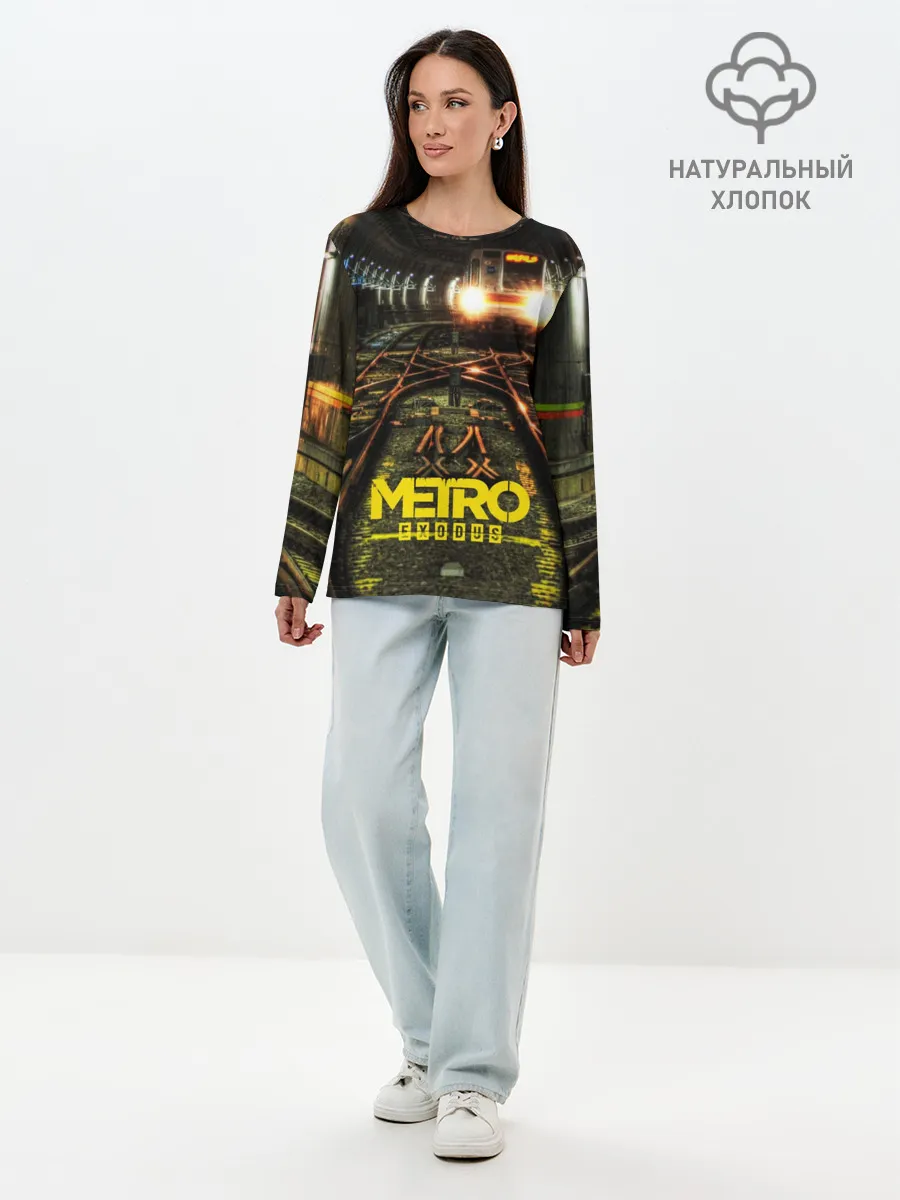Лонгслив женский. Хлопок / METRO EXODUS