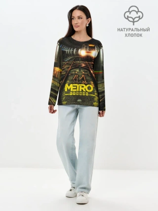 Лонгслив женский. Хлопок / METRO EXODUS