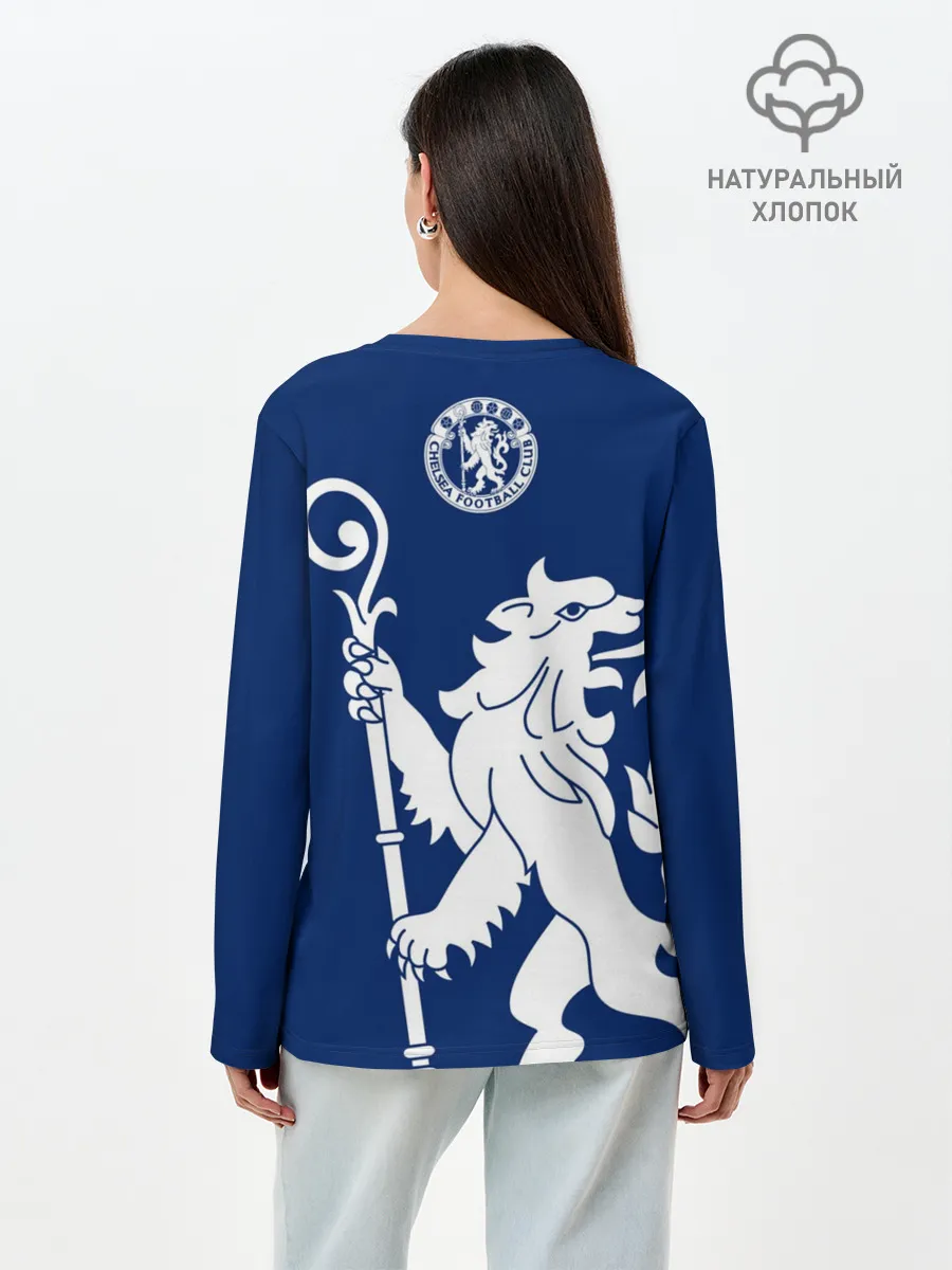 Лонгслив женский. Хлопок / Челси