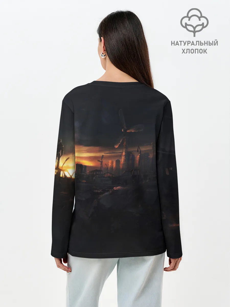 Лонгслив женский. Хлопок / METRO EXODUS