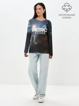 Лонгслив женский. Хлопок / METRO EXODUS