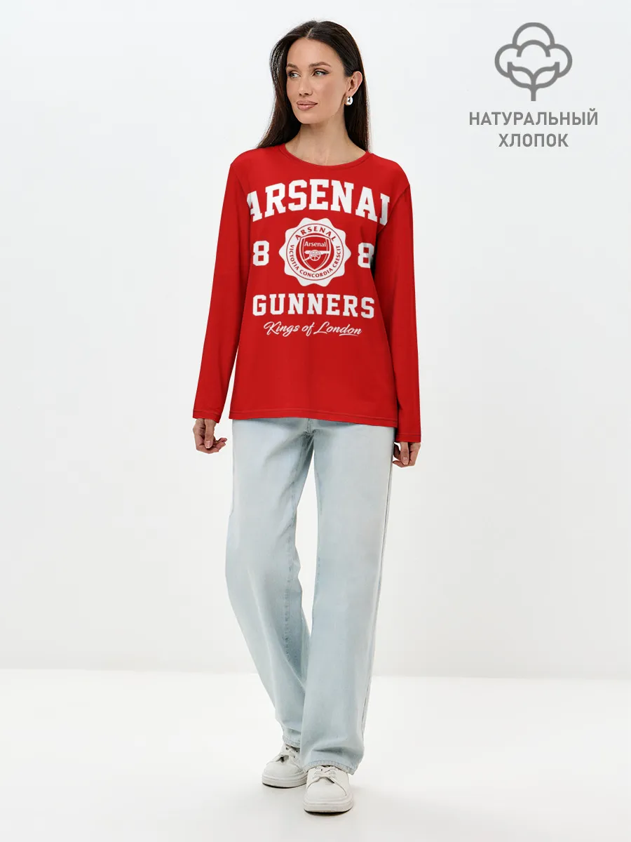 Лонгслив женский. Хлопок / Арсенал