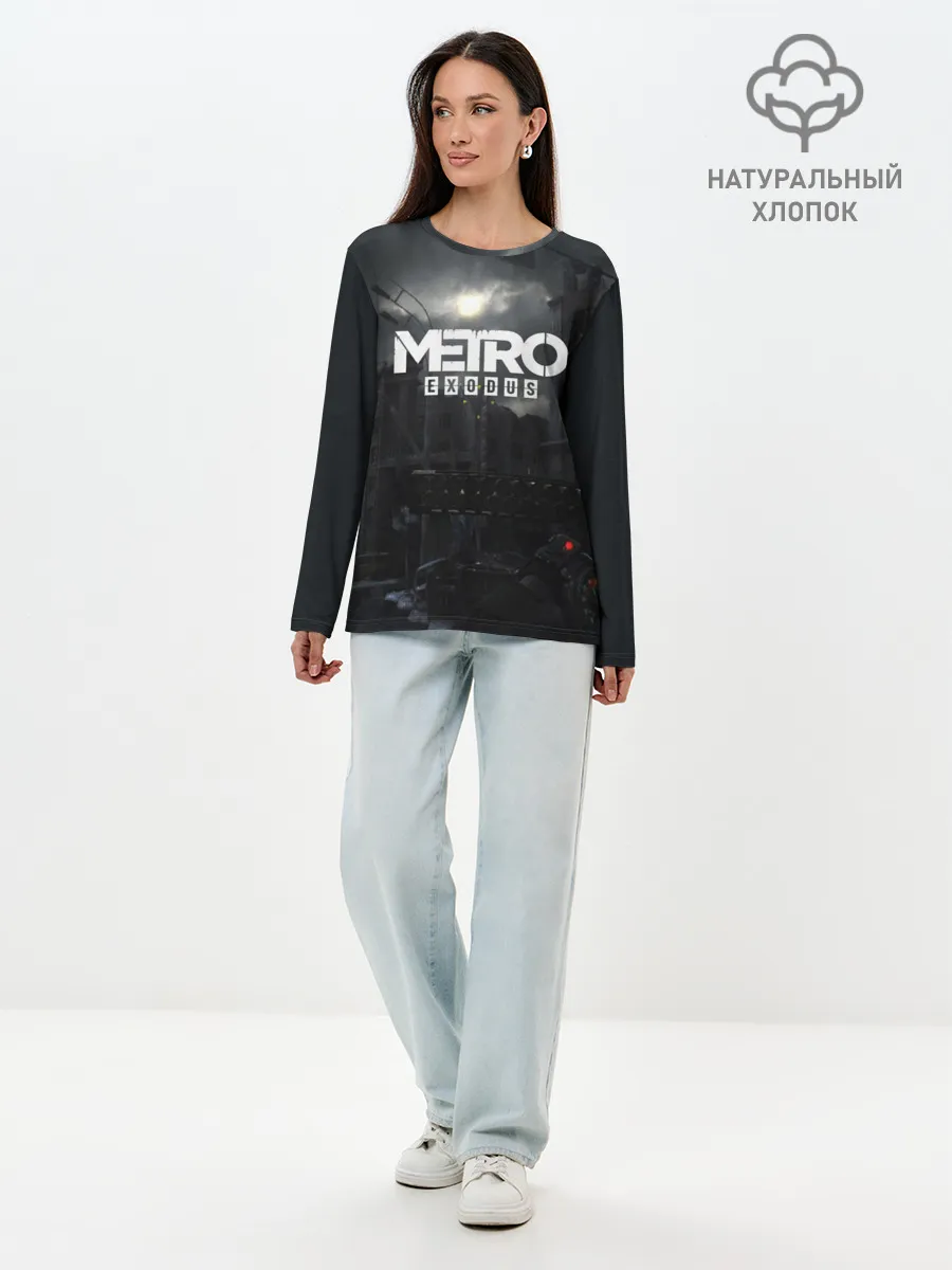 Лонгслив женский. Хлопок / METRO EXODUS