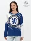 Лонгслив женский. Хлопок / Челси