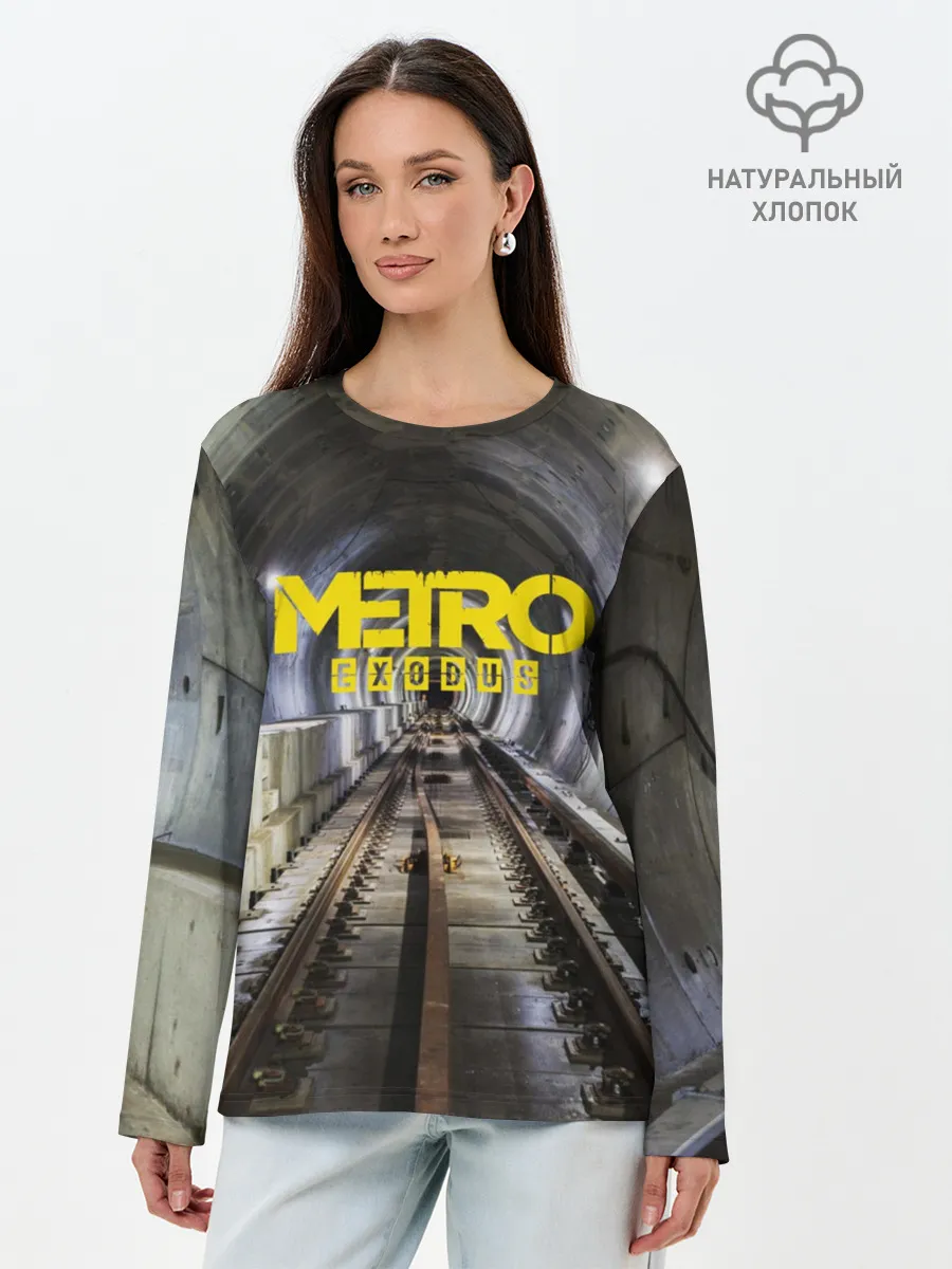 Лонгслив женский. Хлопок / METRO EXODUS