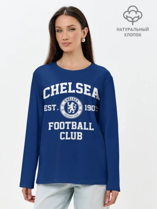 Лонгслив женский. Хлопок / Челси