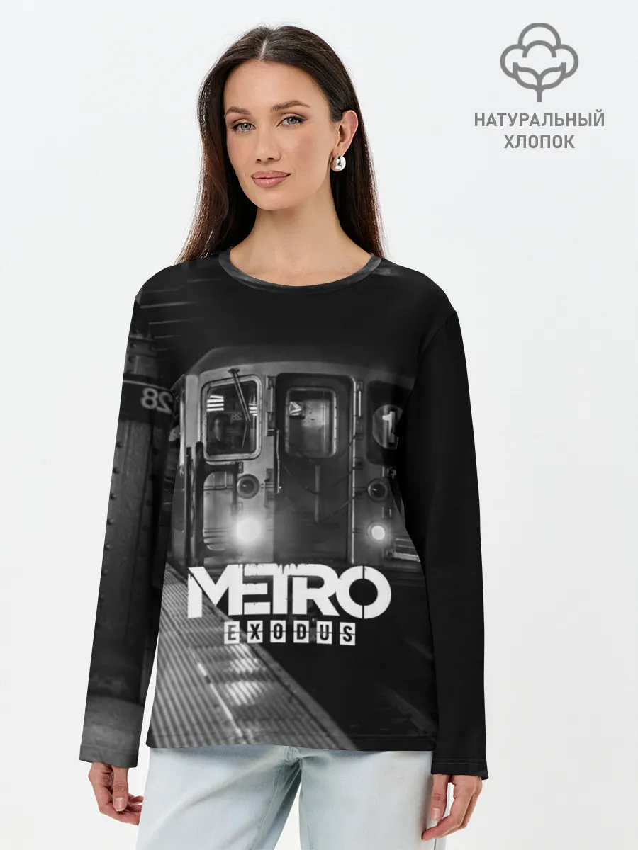 Лонгслив женский. Хлопок / METRO