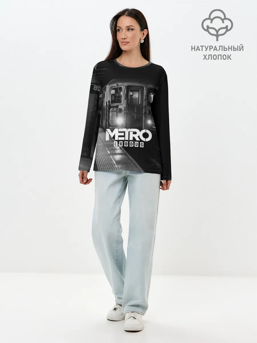 Лонгслив женский. Хлопок / METRO