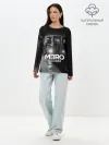 Лонгслив женский. Хлопок / METRO