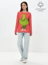 Лонгслив женский. Хлопок / Mr. Grinch