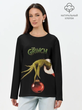 Лонгслив женский. Хлопок / Похититель рождества