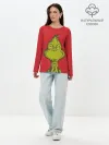 Лонгслив женский. Хлопок / Grinch