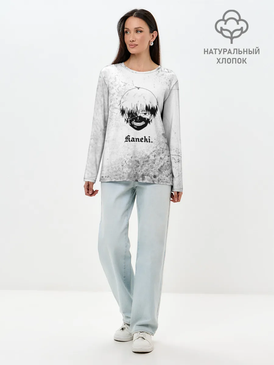 Лонгслив женский. Хлопок / Токийский гуль