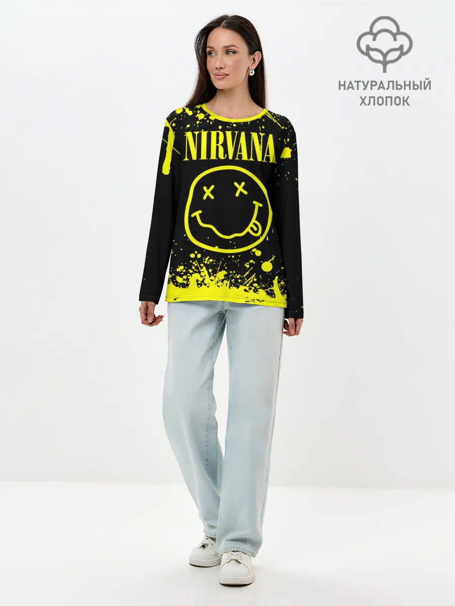 Лонгслив женский. Хлопок / Nirvana
