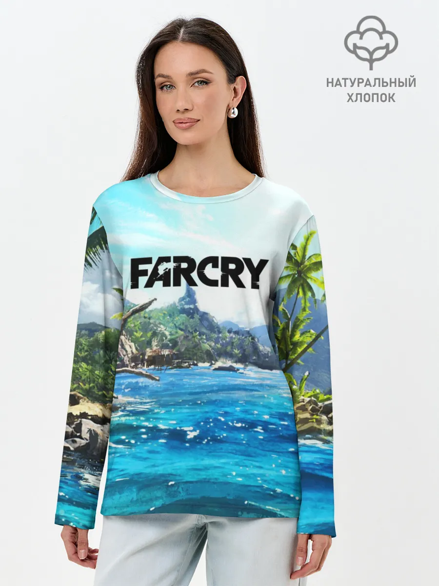 Лонгслив женский. Хлопок / FARCRY