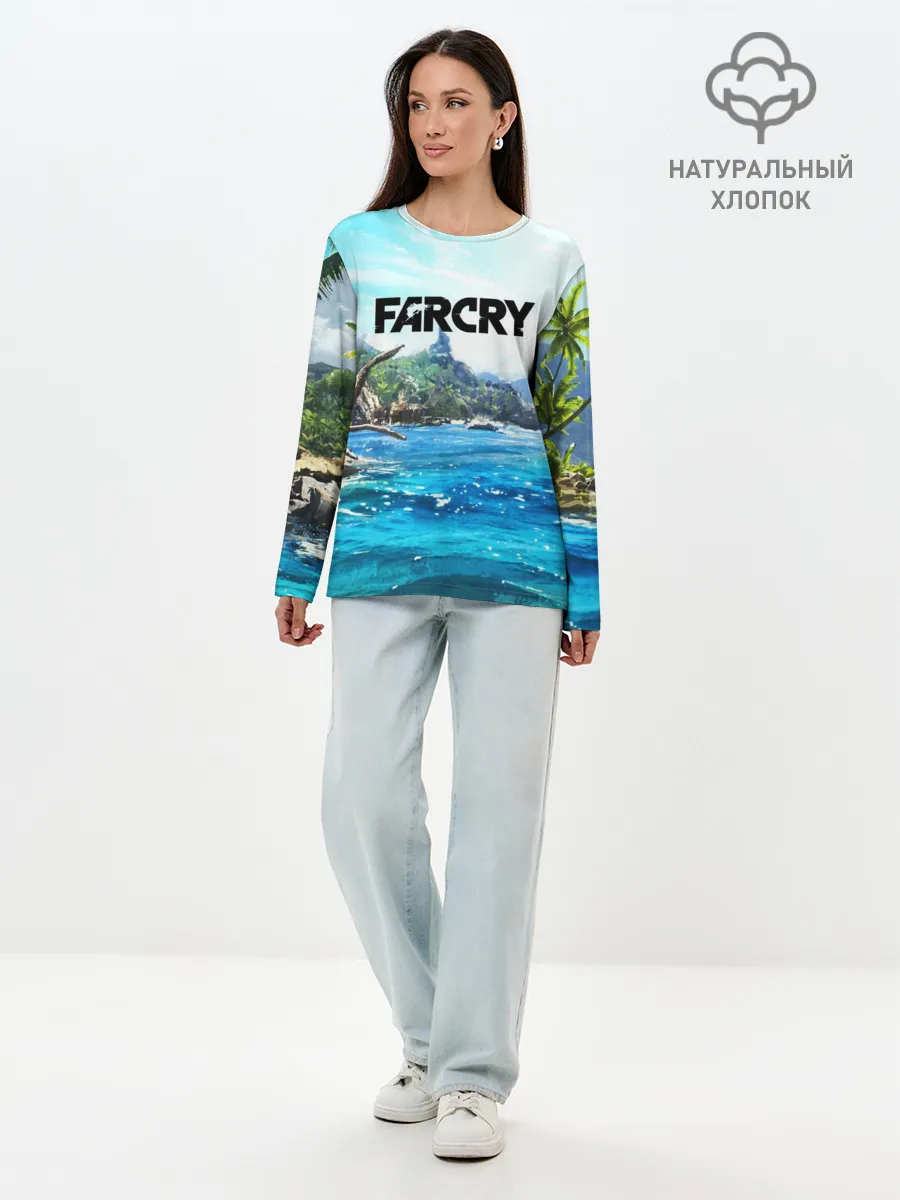 Лонгслив женский. Хлопок / FARCRY