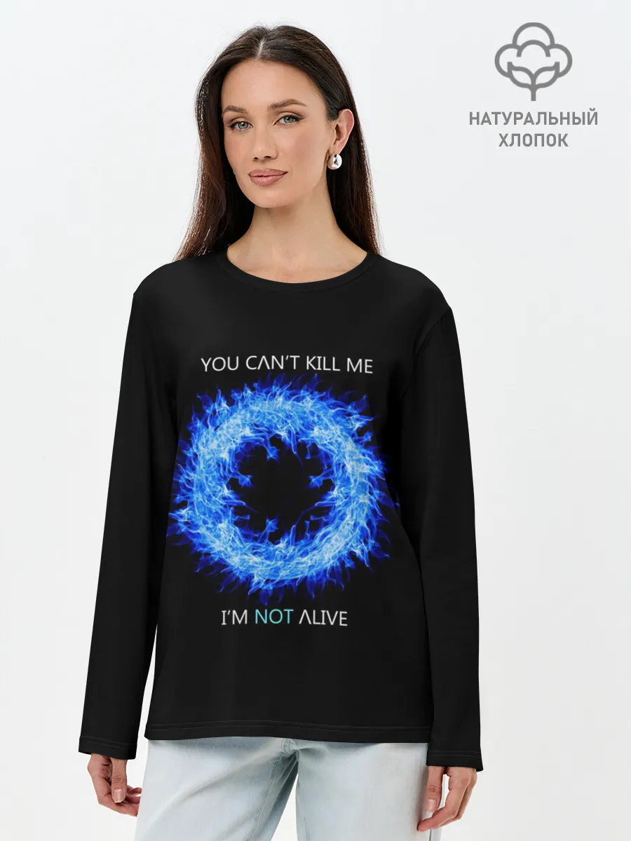 Лонгслив женский. Хлопок / Detroit Become Human